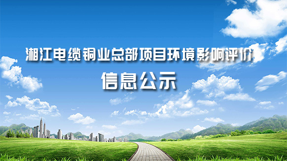 湘江電纜銅業(yè)總部項(xiàng)目環(huán)境影響評價(jià)信息公示